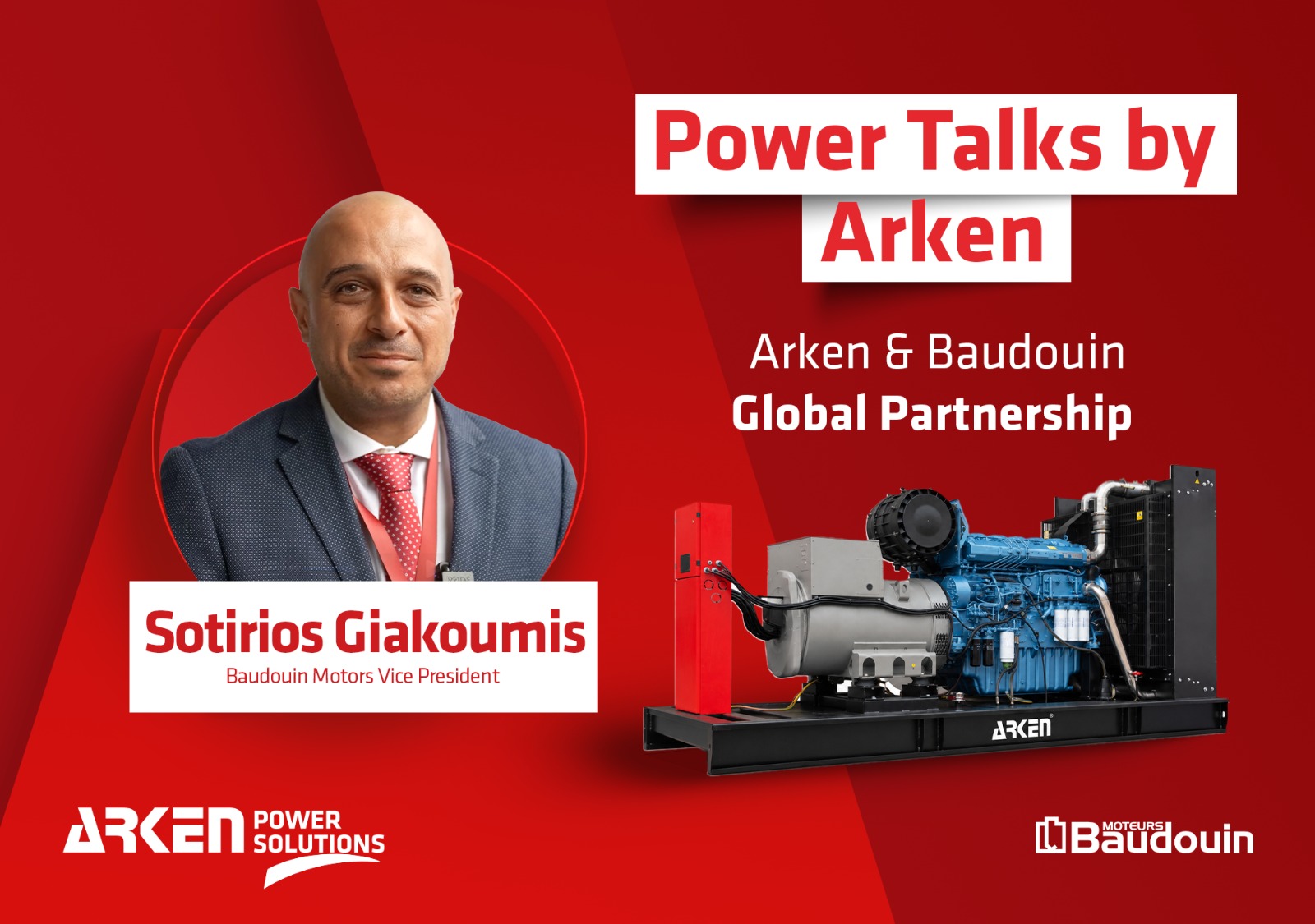Power Talks by Arken / Baudouin Motors Başkan Yardımcısı Sotirios Giakoumis